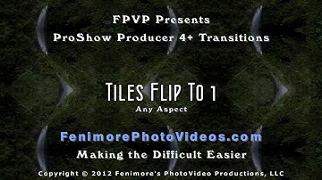FPVP TilesFlip to 1; ProShow Producer v5+