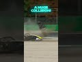 Formula 1 feeder series crash  huge flip for christian mansell