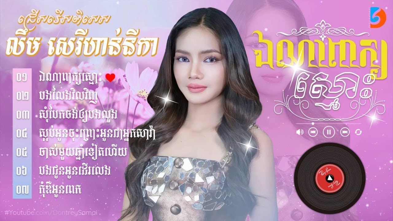 កម្រងចម្រៀងពិរោះៗ - លឹម សេរីហាន់នីកា #ឯណាពាក្យស្មោះ #បងលែងវិលវិញ #សុំបែកចង់ឲ្យបងលួង #កុំឌឺអូនពេក