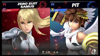 Smash of the Day - Zero Suit Samus VS Pit - Super Smash Bros Ultimate - July 27, 2023