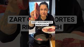 Rinderbeinscheibe butterzart geschmort / Mit Gemüse und Kartoffelpüree