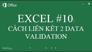 EXCEL #10: CARA MENGHUBUNGKAN DUA VALIDASI DATA