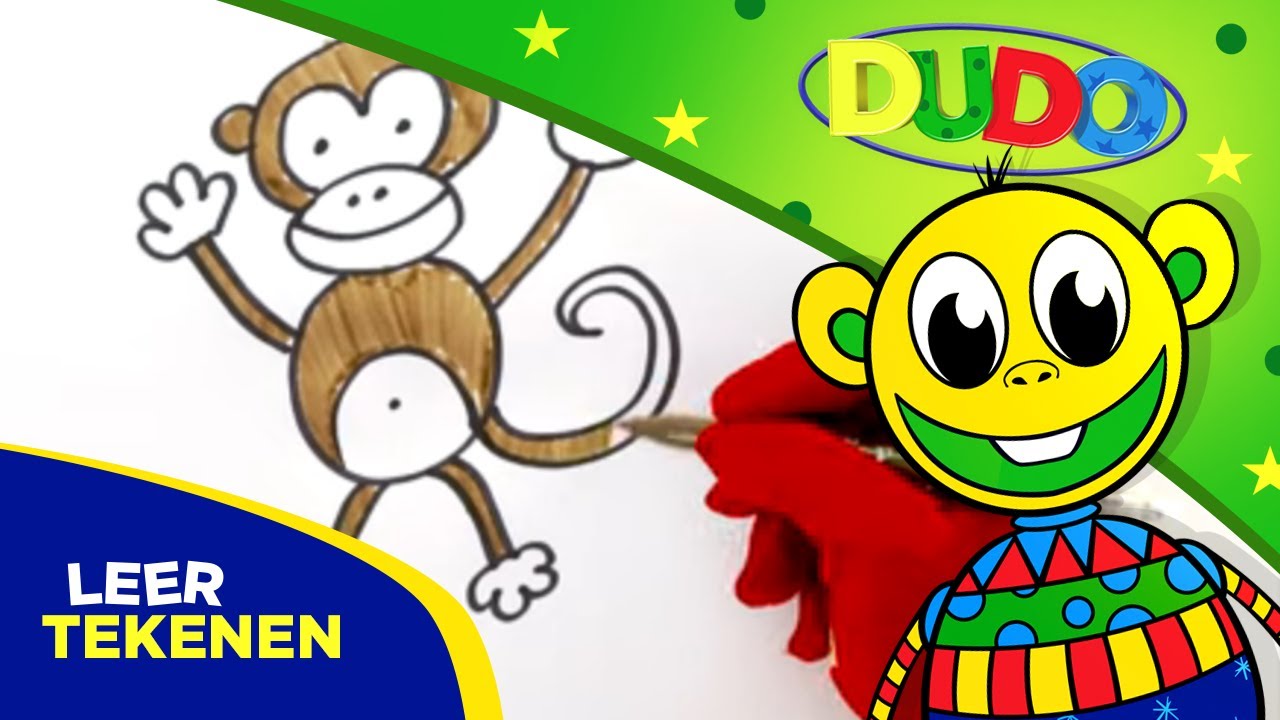 Hoe Teken Je Een Aap • Dudo TV - YouTube