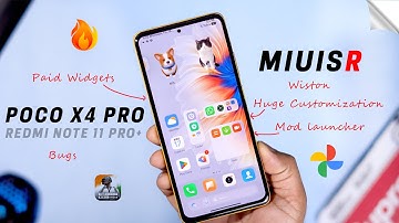 MIUISr Wiston Edition for Poco X4 Pro / Redmi Note 11 Pro+ Review, Huge Customizable OS, Performance