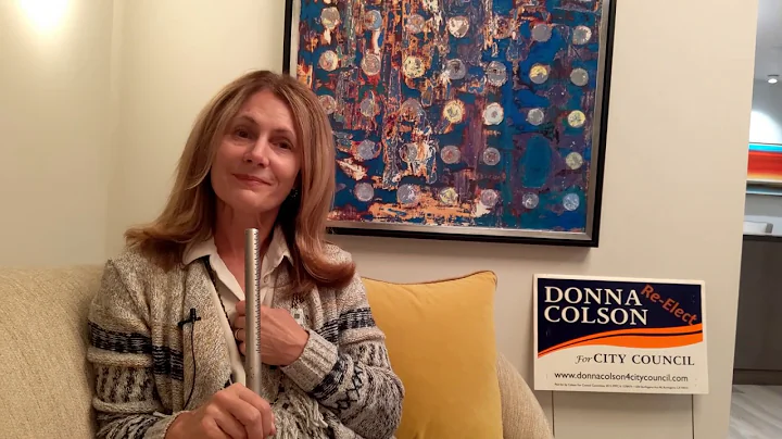 Donna Colson, Burlingame's Mayor, gives 70 seconds...