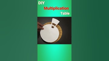 Maths Working Model | DIY Multiplication Wheel | Easy Mathematics  #creative #art #diy #fashion
