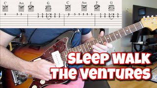 Sleep Walk (Ventures version) chords