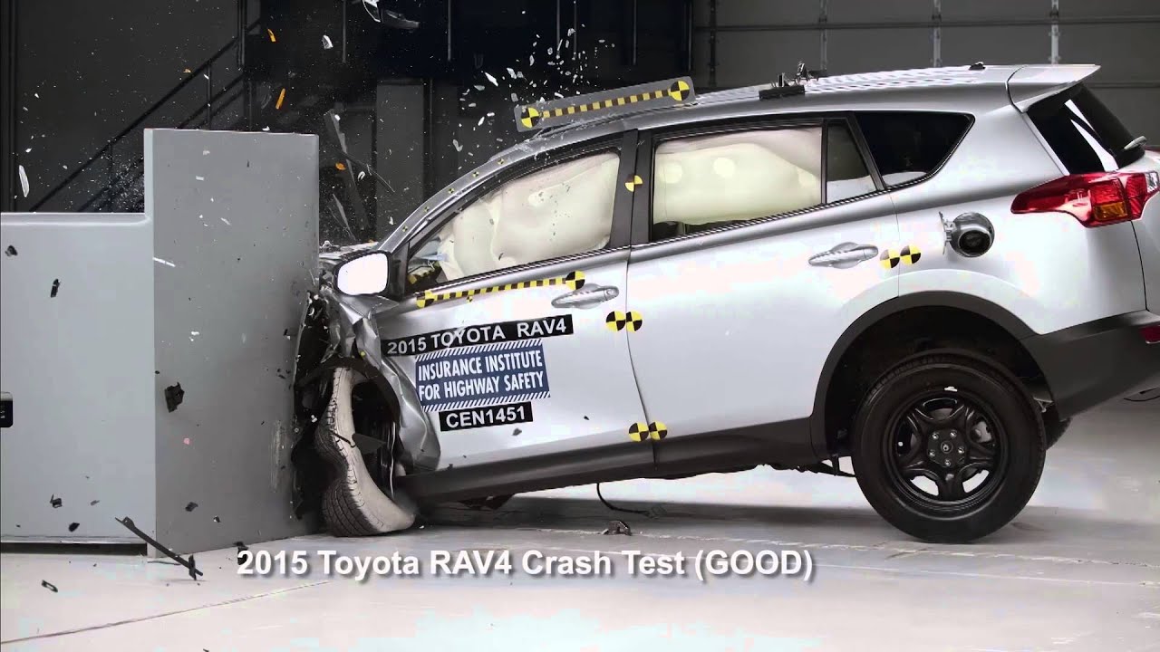 Crash protection - Vehicle improvements 2015 Toyota RAV4 Crash Test