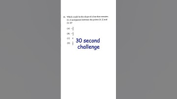 SAT Prep Algebra 3-10 Graphing in the xy-Plane Q12 #satexam #mathproblem #satprep #satmath #algebra