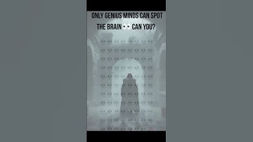 Only Genius Minds Can Spot the Brain 👀 #shorts #BrainPuzzle