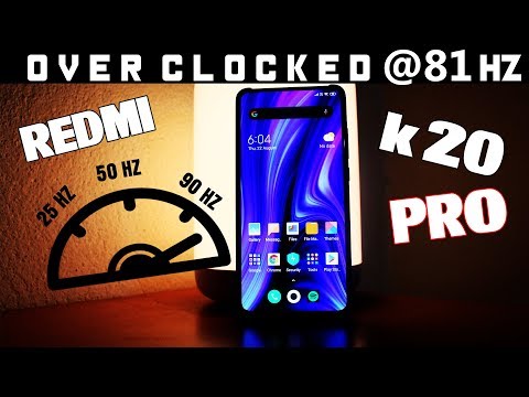 OverClocking REDMI K20 Pro To 81 HZ Refresh Rate [MOD] | 60 HZ VS 90 HZ  🔥  😱