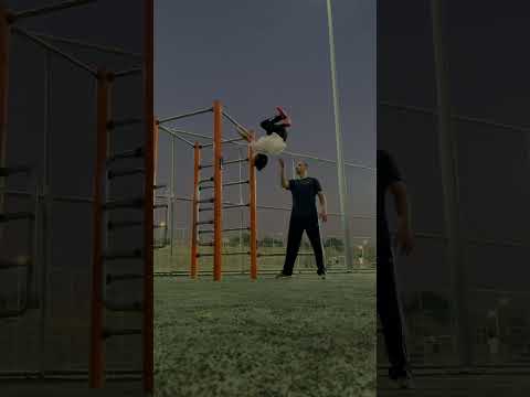جوجو اتقنت الشقلبات وصارت تتشقلب برا النادي اكاديمية افق افق باركور رياضة Parkour