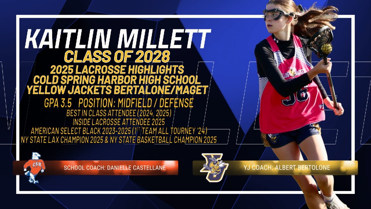 Kailtin Millett - 2025 Lacrosse Highlights
