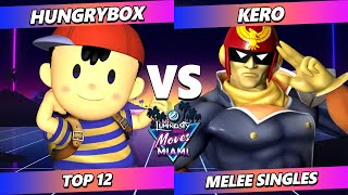 Lmm Miami 2023 - Hungrybox Ness Vs. Kero Captain Falcon Smash Melee - Ssbm