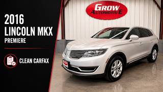 2016 Lincoln MKX Premiere Clean CARFAX | Grow Automotive screenshot 5
