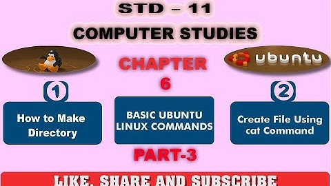 chapter 6 Basic Ubuntu Linux command Part3 English Medium