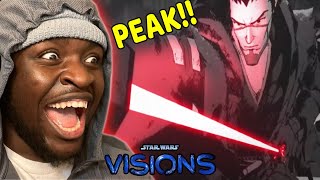 IS THIS PEAK STAR WARS!?!?! | Star Wars VISIONS All Lightsaber Fights REACTION!!!!
