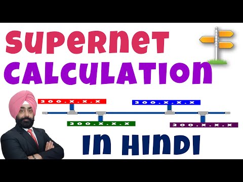 IP Supernet Calculation | Supernetting | Route Summarization in Hindi | Route Aggregation