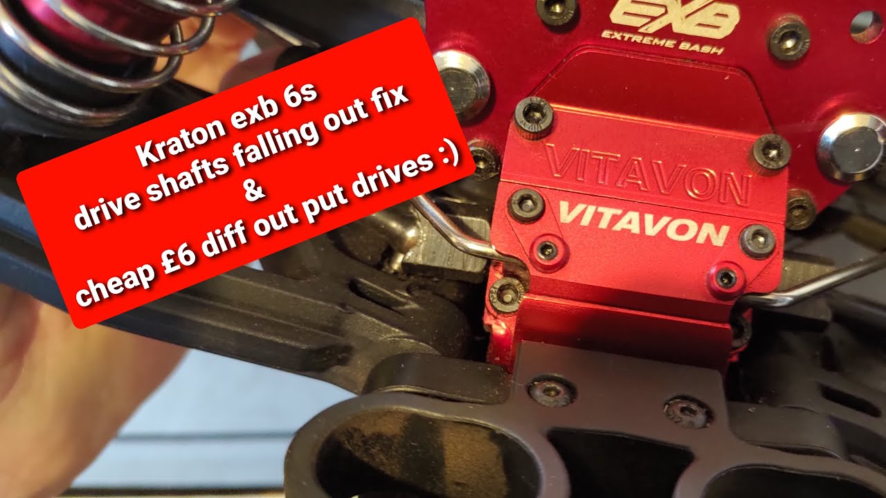 Kraton Exb 6s предотвращает выпадение передних приводных валов.