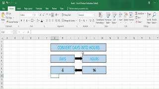 HOW TO CONVERT HOURS INTO WEEKS