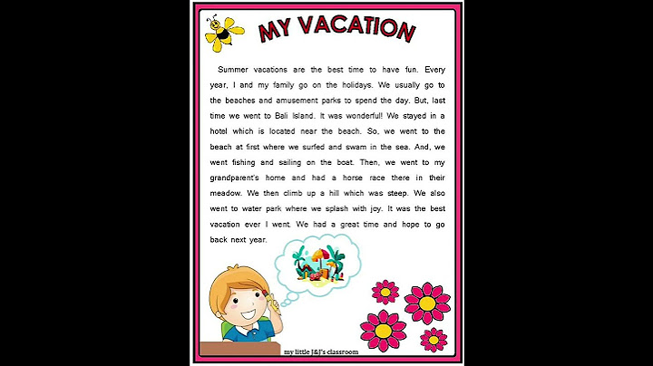 summer vacation essay | essay on summer vacation  | summer vacation | summer vacation 10 lines