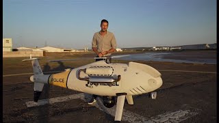 First UK testing of unmanned police helicopter for the National Police Air Service (UK) 3/Aug/2025