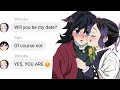 If Shinobu gives chocolates to Giyu on Valentine’s day!? Hashiras Infinity Castle Arc Demon Slayer