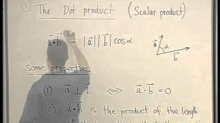 04 - The dot product