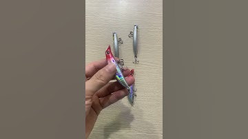 Review mồi câu lure cá chẽm vược Omega nặng 6.5g, cá giả minow dạ quang câu cá tráp măng câu biển