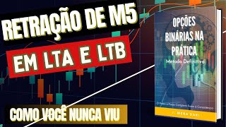 Como Operar Retração de M5 em Linhas de Tendência Filtrando Melhor as Entradas. Opções Binárias.