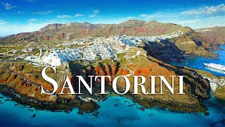 Santorini 4K - Relaxing Travel Guide Film with Calming Music and Nature Sounds