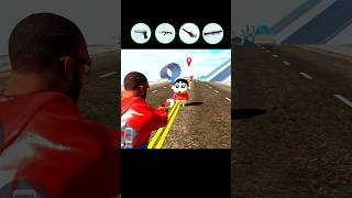 FRANKLIN VS HUNTER 😱 AN GUN CHALLENGE #shorts #gta #ibd3d #viral
