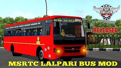 DOWNLOAD MSRTC LALPARI BS-6 BUS MOD FOR BUS SIMULATOR INDONESIA V3.7.1 [BUSSID V3.7.1] #bussidmods