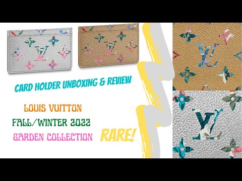 NEW Louis Vuitton Garden Collection: Unboxing & Review of LV monogram Card Holder - Super rare item! - YouTube NEW Louis Vuitton Garden Collection: Unboxing & Review of LV monogram Card Holder - Super rare item! - YouTube