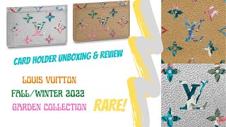 NEW Louis Vuitton Garden Collection: Unboxing & Review of LV monogram Card  Holder - Super rare item! 
