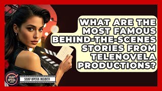 What Are The Most Famous Behind-the-scenes Stories From Telenovela Productions? - Soap Opera Insider