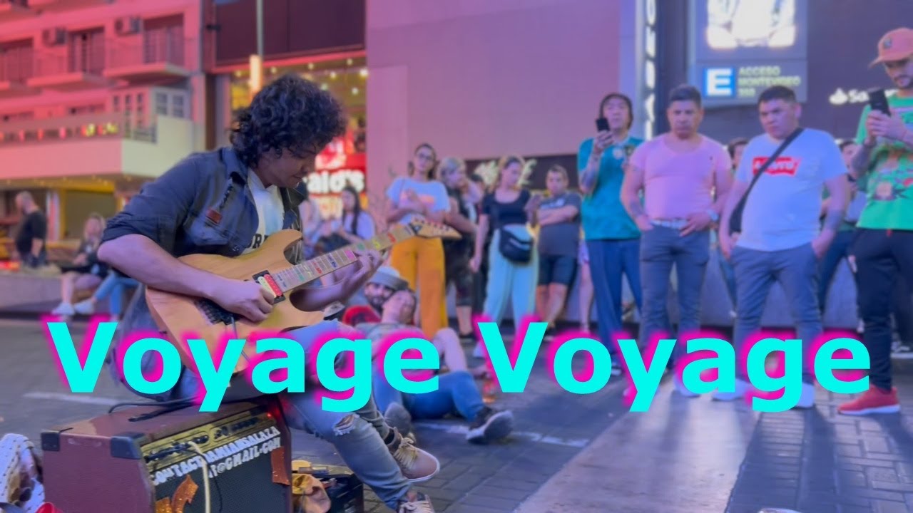 Desireless - Voyage Voyage - Amazing Street Version - Cover by Damian Salazar