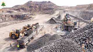 A Journey Through the Basalt Mining Process of an Ancient Quarry Formed by an Extinct Volcano