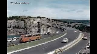 Källösundsbron , rastplats , parkeringÅr 1960-70Foto okänd
