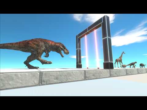 Dinosaur VS Laze : Dinosaur Laser Gate Challenge