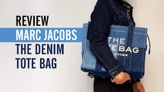 Marc Jacobs Blue The Denim Small Tote Bag