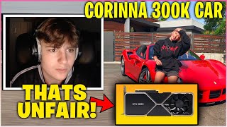 Full CLIX REACTS To CORINNA Flexing NEW Car & SHOCKED Spectating BUGHA On NEW RTX 3080 GRAPHICS CARD! News
