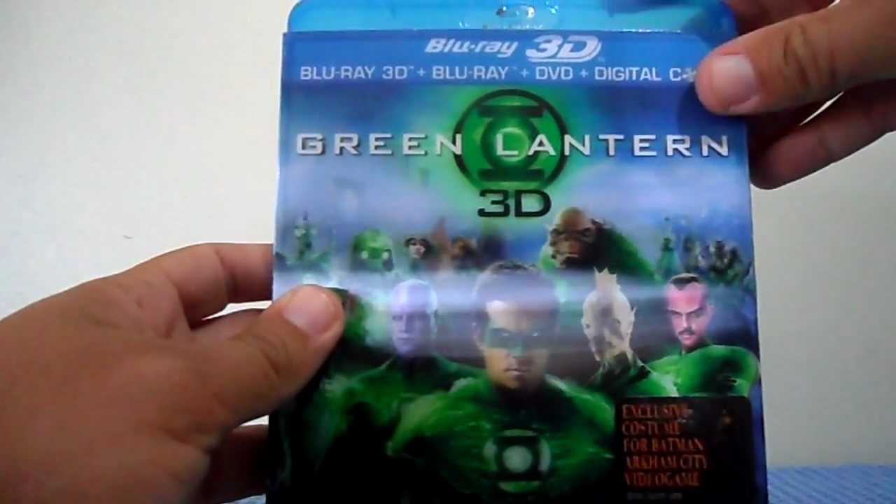 Green Lantern Blu-ray 3D + Blu-ray + DVD + Digital Copy