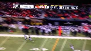 Emmanuel Sanders gets ROCKED