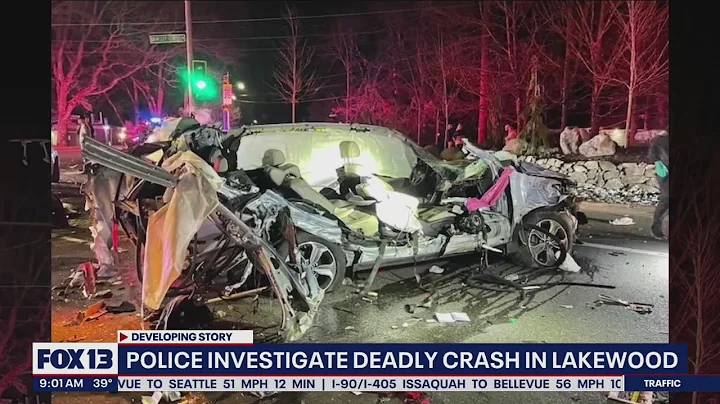 Lakewood Police investigating deadly crash | FOX 13 Seattle