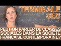 Des classes sociales dans la socit franaise contemporaine   ses  terminale  les bons profs