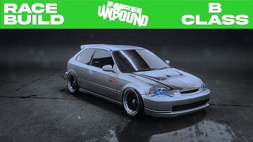Honda Civic Type-R 2000 B Class Race Build NFS Unbound