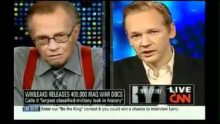 Wikileaks founder to CNN you should be ashamed, Larry you actually should be ashamed, as well."