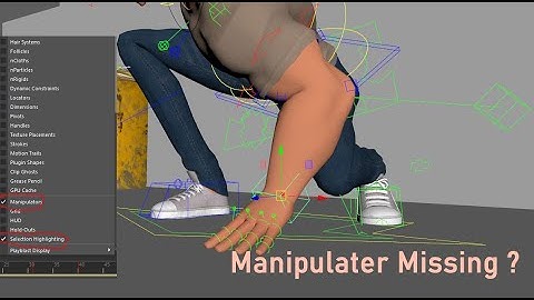 Transform Manipulator is not Visible? How to Resolve