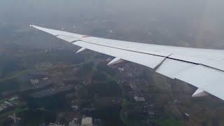 Boeing 787 CRAZY WINGFLEX DURING TYPHOON!